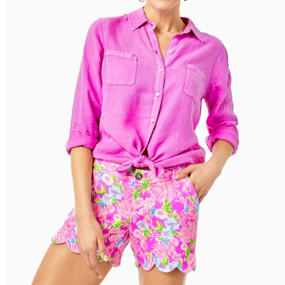 🆕️ NWT! Lilly Pulitzer 5" Buttercup Knit Shorts | Size 10